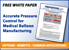 medical balloon white paper ad